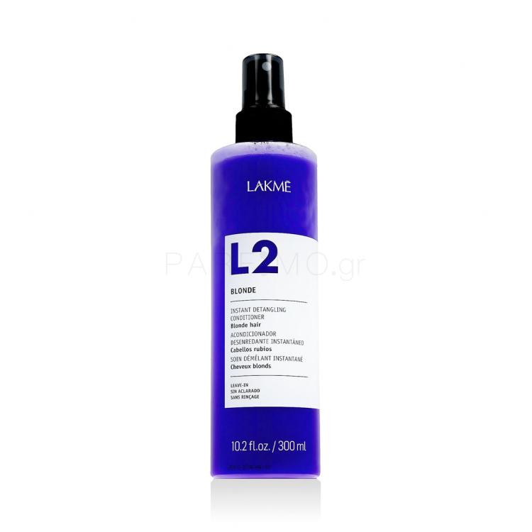 Lakmé L2 Blonde Instant Detangling Conditioner Μαλακτικό μαλλιών 300 ml