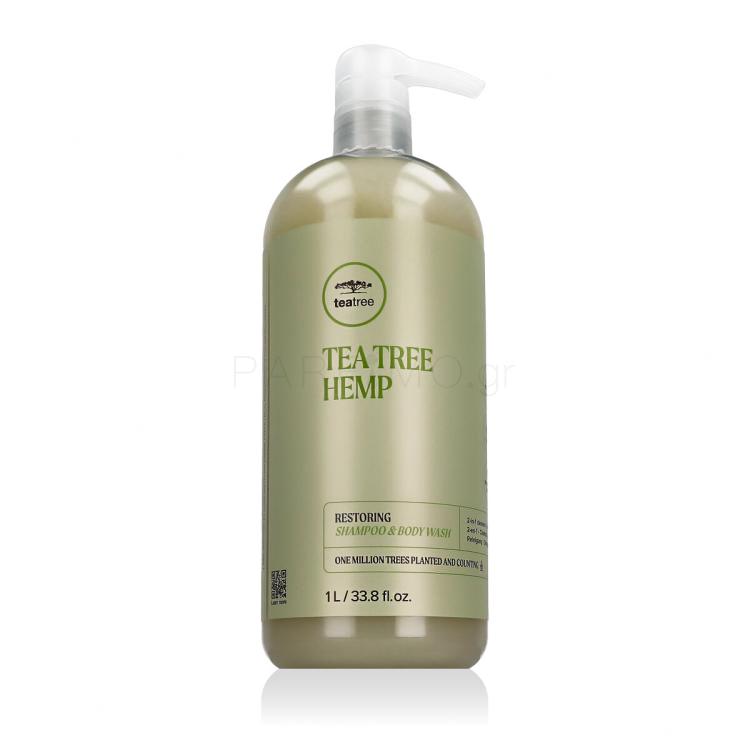 Paul Mitchell TEA TREE Hemp Restoring Shampoo &amp; Body Wash Σαμπουάν 1000 ml