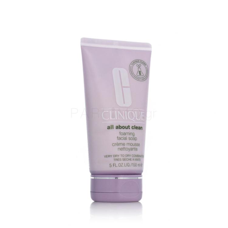 Clinique All About Clean Foaming Facial Soap Καθαριστικό σαπούνι για γυναίκες 150 ml