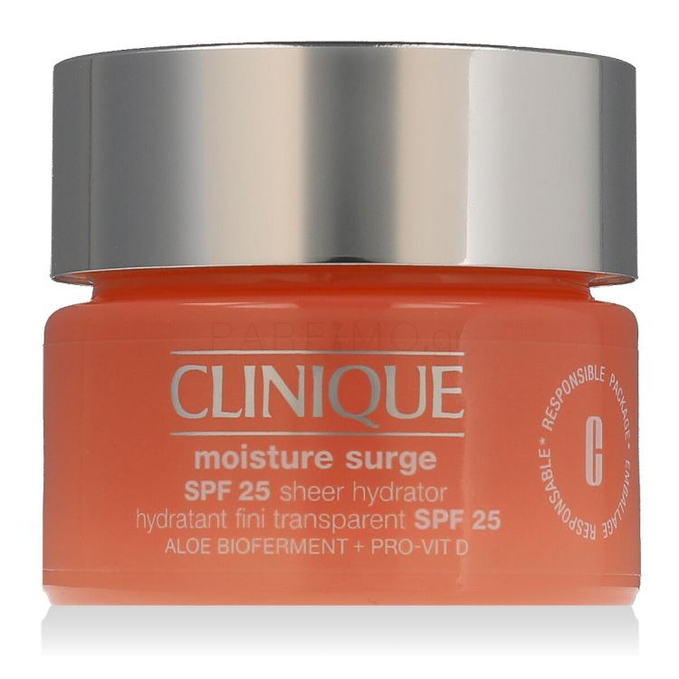Clinique Moisture Surge Sheer Hydrator SPF25 Κρέμα προσώπου ημέρας για γυναίκες 30 ml