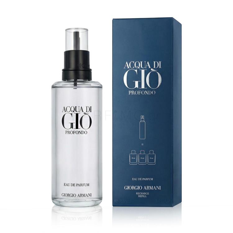 Giorgio Armani Acqua di Giò Profondo Eau de Parfum για άνδρες Συσκευασία "γεμίσματος" 150 ml
