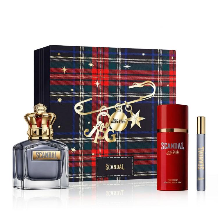 Jean Paul Gaultier Scandal Σετ δώρου EDT 100 ml + Αποσμητικό 150 ml + EDT 10 ml