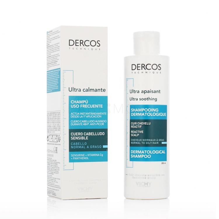 Vichy Dercos Ultra Soothing Dermatological Shampoo Normal to Oily Hair Σαμπουάν 200 ml