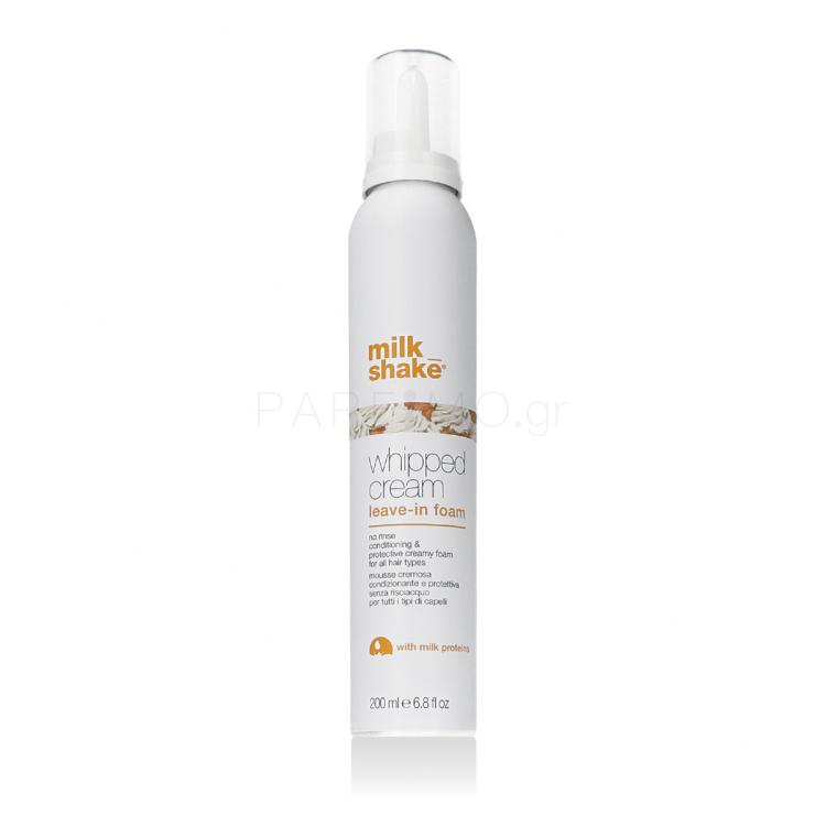 Milk Shake Whipped Cream Leave-In Foam Vanilla Περιποίηση μαλλιών χωρίς ξέβγαλμα 200 ml