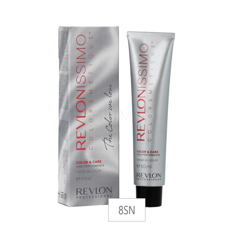 Revlon Professional Revlonissimo Colorsmetique Color &amp; Care High Performance Creme Gel Color Βαφή μαλλιών για γυναίκες 60 ml Απόχρωση 8SN