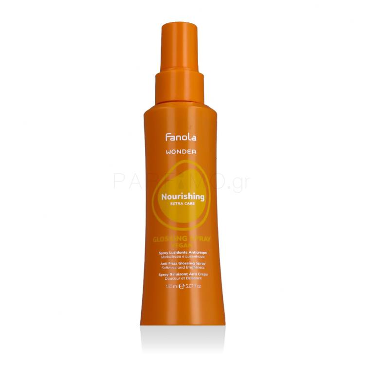 Fanola Wonder Nourishing Glossing Spray Περιποίηση μαλλιών χωρίς ξέβγαλμα 150 ml
