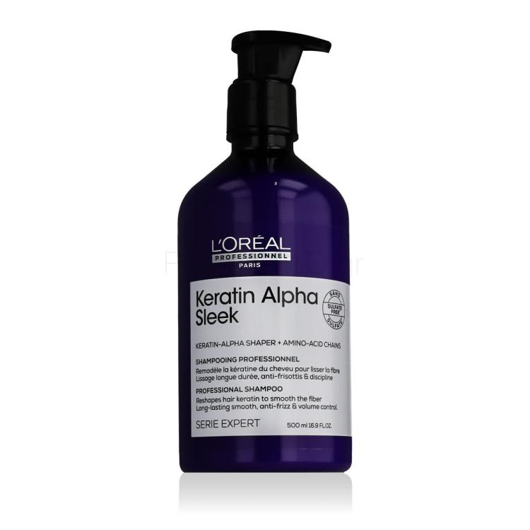 L'Oréal Professionnel Keratin Alpha Sleek Professional Shampoo Σαμπουάν για γυναίκες 500 ml