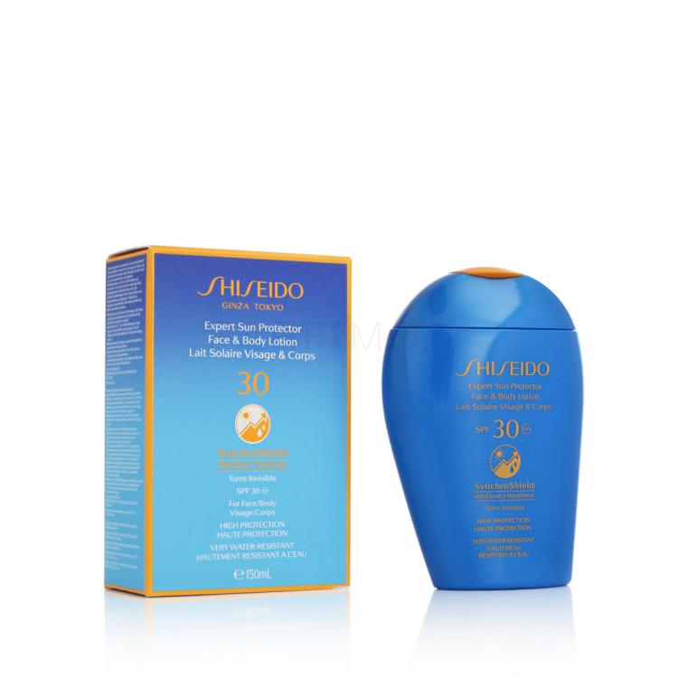Shiseido Expert Sun Protector Face &amp; Body Lotion SPF30 Αντιηλιακό προϊόν για το σώμα 150 ml