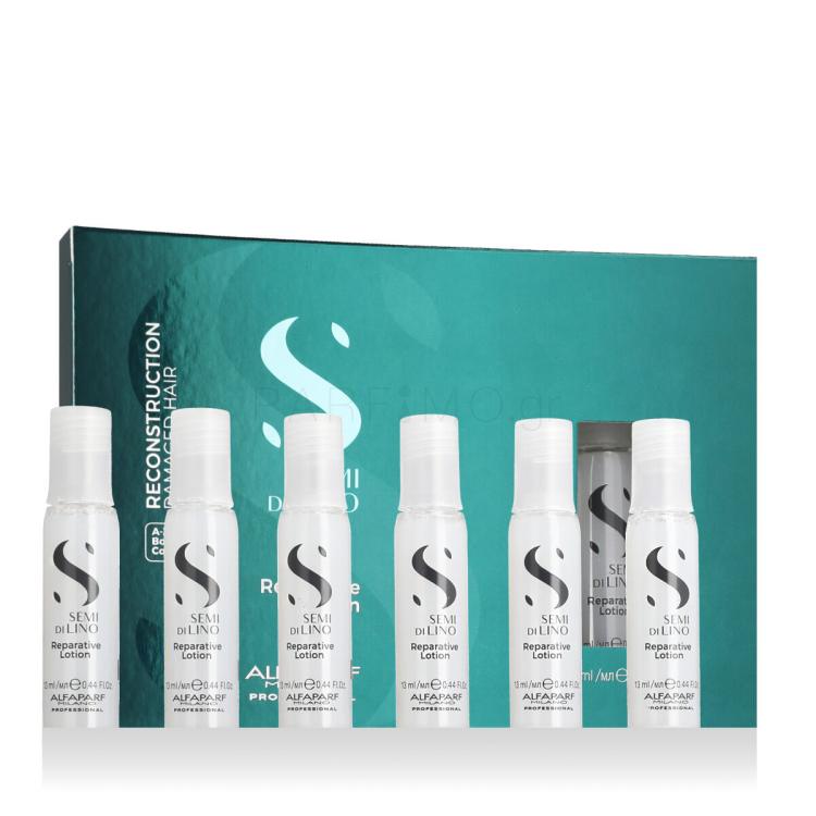 ALFAPARF MILANO Semi Di Lino Reconstruction Reparative Lotion Ορός μαλλιών για γυναίκες 6x13 ml