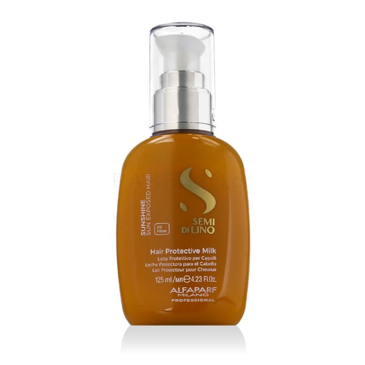 ALFAPARF MILANO Semi Di Lino Sunshine Hair Protective Milk Περιποίηση μαλλιών χωρίς ξέβγαλμα για γυναίκες 125 ml