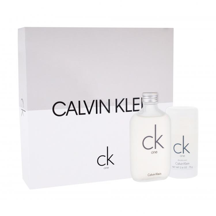 Calvin Klein CK One Σετ δώρου EDT 100 ml + deostick 75 ml