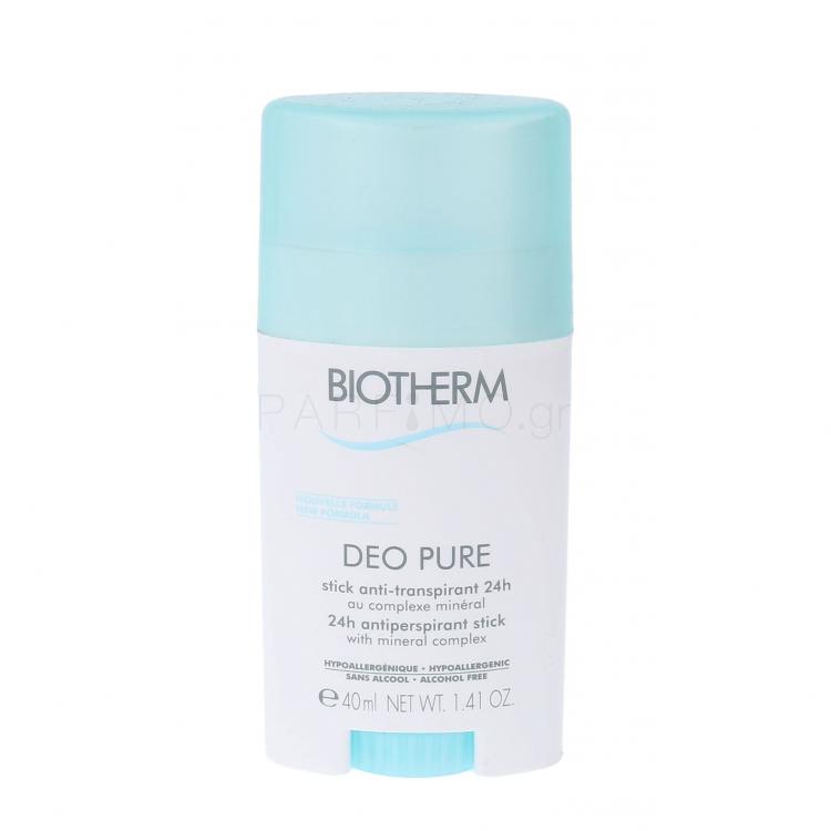 Biotherm Deo Pure 24h Αντιιδρωτικό για γυναίκες 40 ml