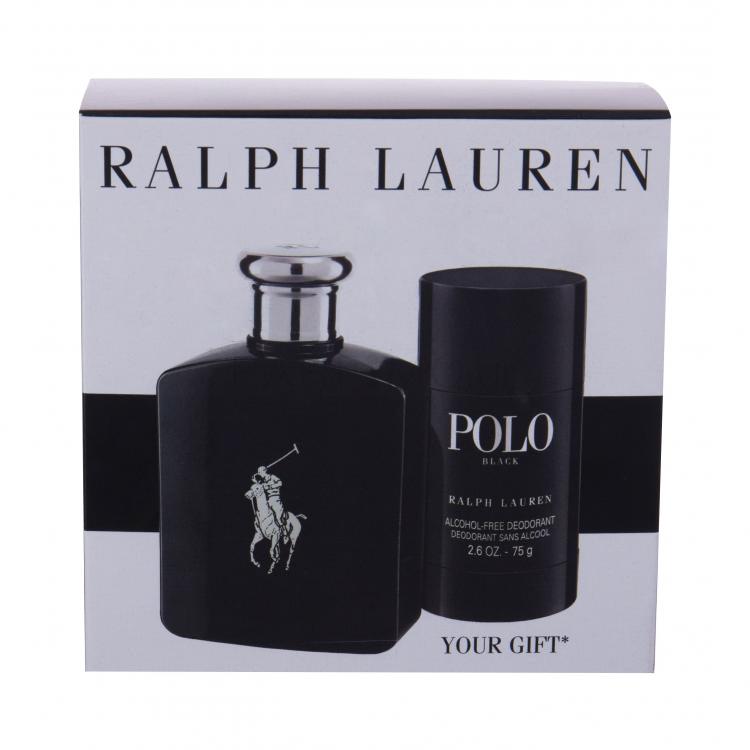 Ralph Lauren Polo Black Σετ δώρου EDT 125 ml + deostick 75 ml