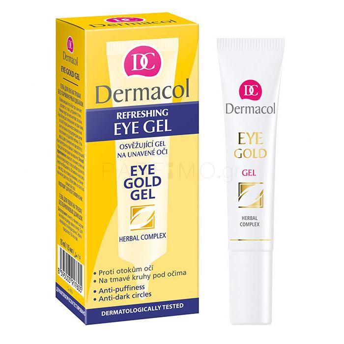 Dermacol Eye Gold Τζελ ματιών για γυναίκες 15 ml