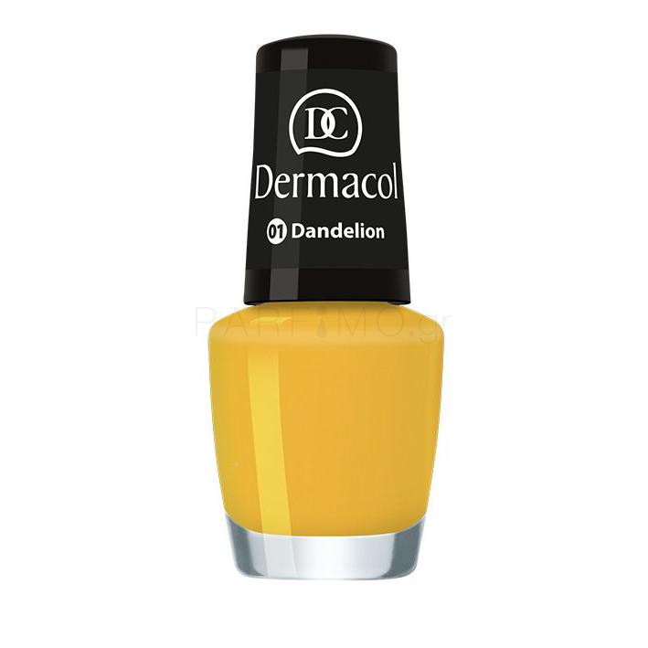 Dermacol Nail Polish Mini Summer Collection Βερνίκια νυχιών για γυναίκες 5 ml Απόχρωση 01 Dandelion