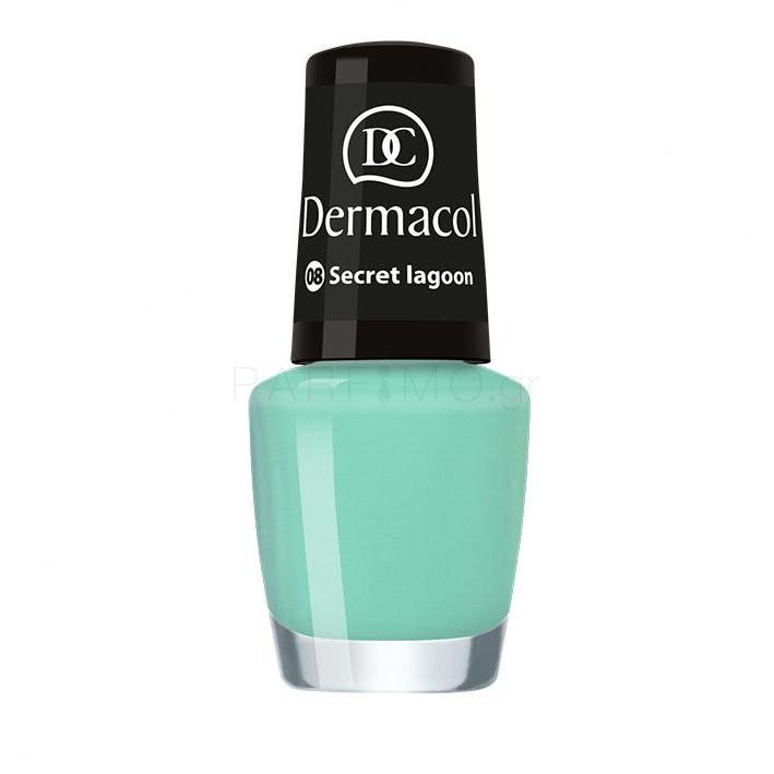 Dermacol Nail Polish Mini Summer Collection Βερνίκια νυχιών για γυναίκες 5 ml Απόχρωση 08 Secret Lagoon