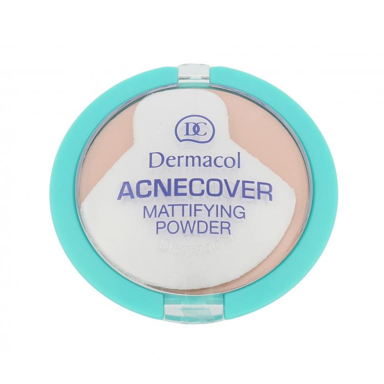 Dermacol Acnecover Mattifying Powder Πούδρα για γυναίκες 11 gr Απόχρωση Shell