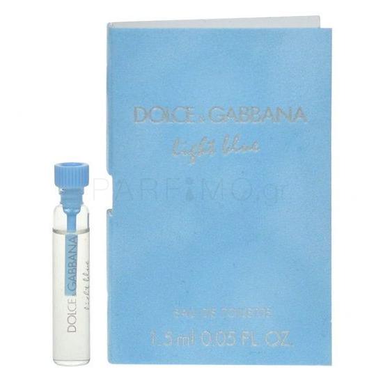 Dolce&amp;Gabbana Light Blue Eau de Toilette για γυναίκες 1,5 ml δείγμα