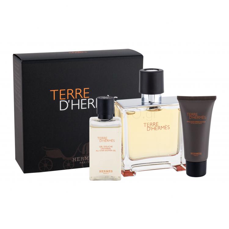 Hermes Terre d´Hermès Σετ δώρου άρωμα 75 ml + αφρόλουτρο 40 ml +after shave balm  15 ml