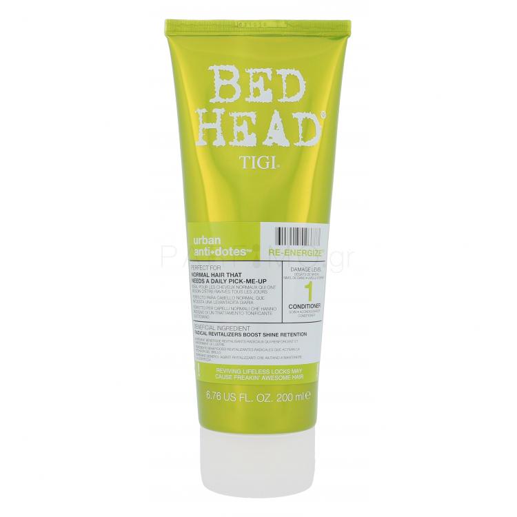 Tigi Bed Head Re-Energize Μαλακτικό μαλλιών για γυναίκες 200 ml