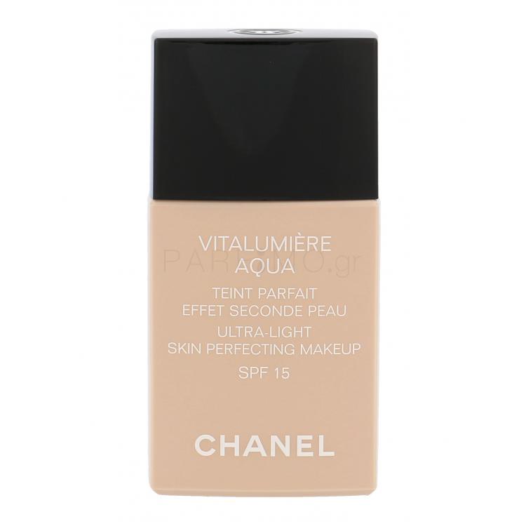 Chanel Vitalumière Aqua SPF15 Make up για γυναίκες 30 ml Απόχρωση 22 Beige Rosé