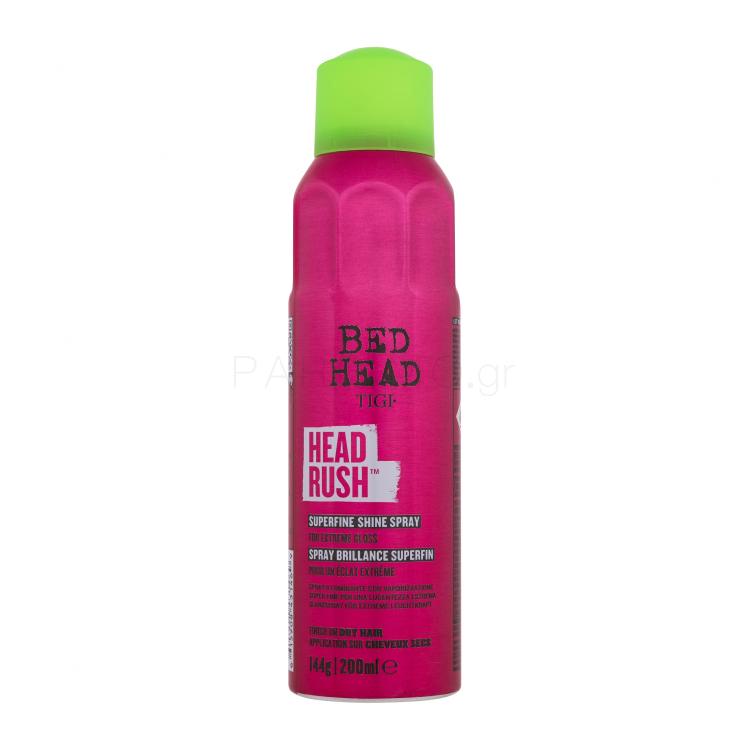 Tigi Bed Head Headrush Σπρέι για λάμψη για γυναίκες 200 ml