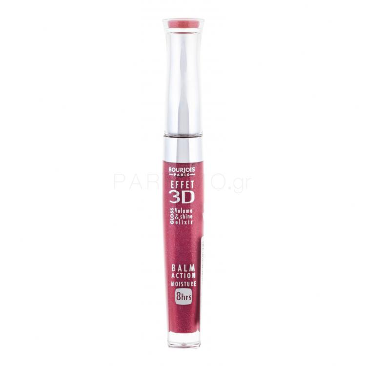 BOURJOIS Paris 3D Effet Lip Gloss για γυναίκες 5,7 ml Απόχρωση 46 Rose Lyric