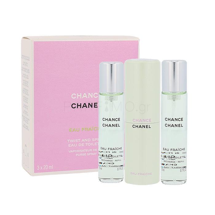 Chanel Chance Eau Fraîche Eau de Toilette για γυναίκες Twist and Spray 3x20 ml