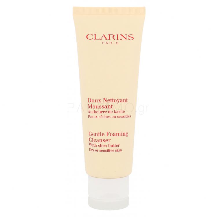 Clarins Gentle Foaming Cleanser Dry Skin Αφρός καθαρισμού για γυναίκες 125 ml