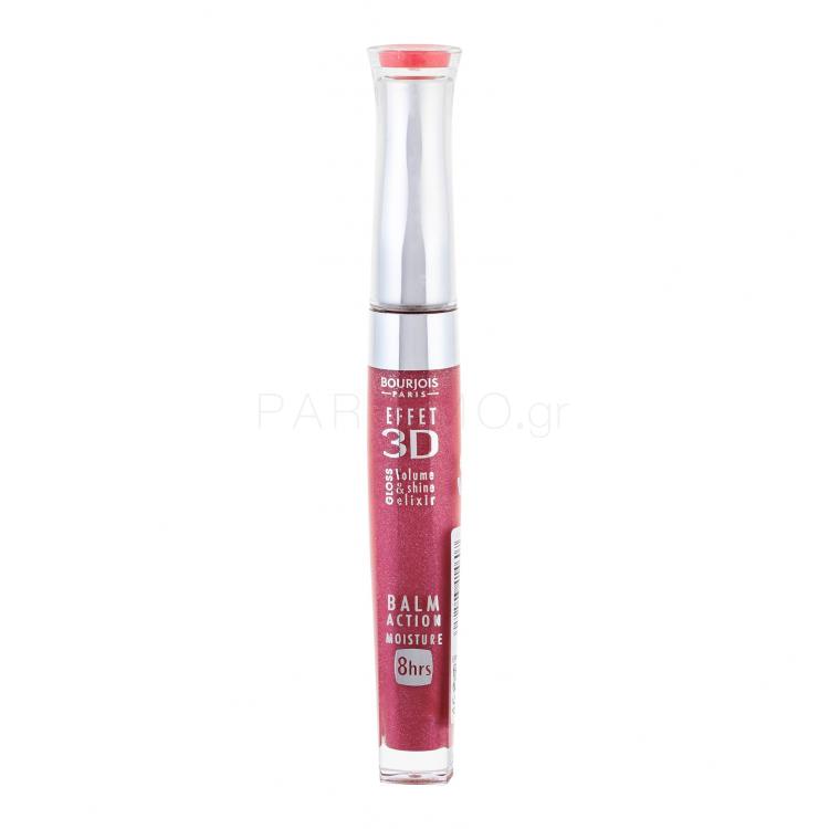 BOURJOIS Paris 3D Effet Lip Gloss για γυναίκες 5,7 ml Απόχρωση 05 Rose Hypothetic
