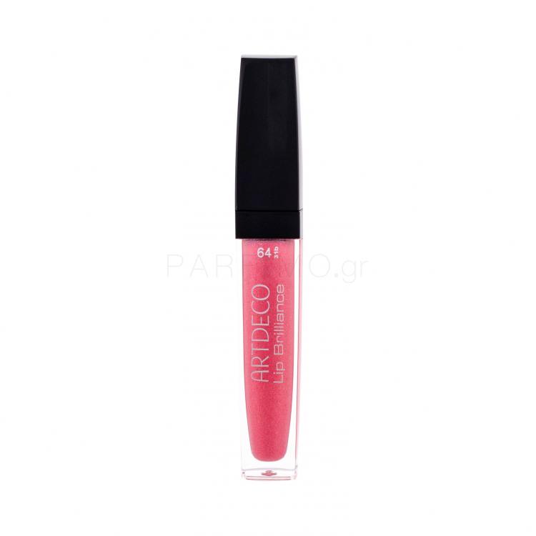 Artdeco Lip Brilliance Lip Gloss για γυναίκες 5 ml Απόχρωση 64 Brilliant Rose Kiss