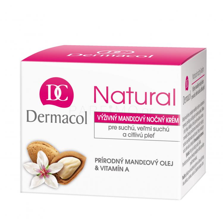 Dermacol Natural Almond Κρέμα προσώπου νύχτας για γυναίκες 50 ml