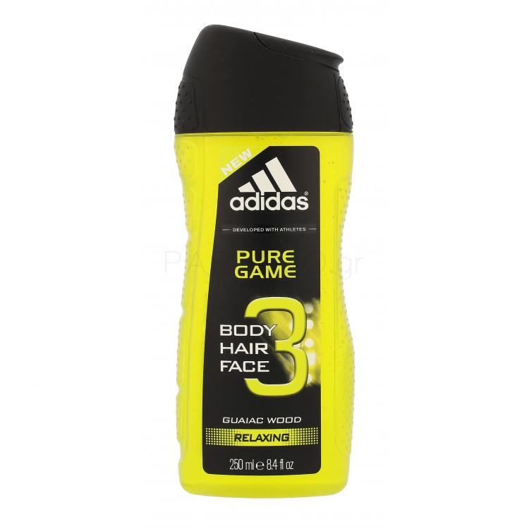 Adidas Pure Game 3in1 Αφρόλουτρο για άνδρες 250 ml