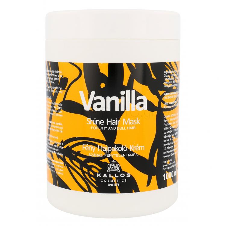 Kallos Cosmetics Vanilla Μάσκα μαλλιών για γυναίκες 1000 ml