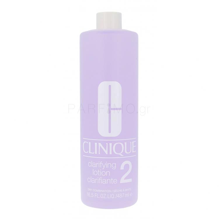 Clinique 3-Step Skin Care Clarifying Lotion 2 Νερό καθαρισμού προσώπου για γυναίκες 487 ml
