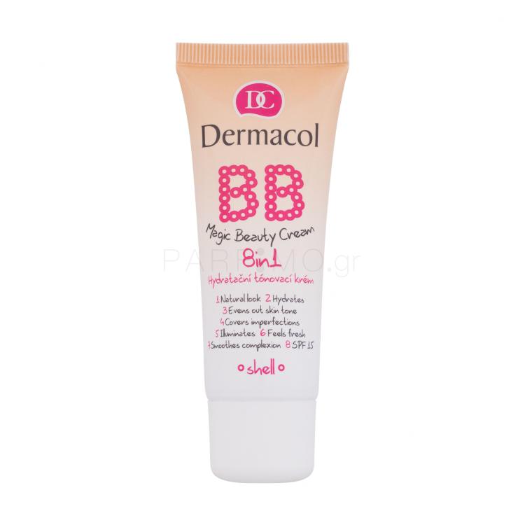 Dermacol BB Magic Beauty Cream SPF15 ΒΒ κρέμα για γυναίκες 30 ml Απόχρωση Shell