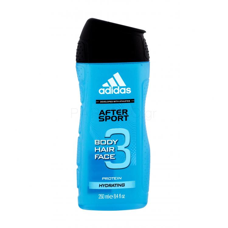 Adidas 3in1 After Sport Αφρόλουτρο για άνδρες 250 ml