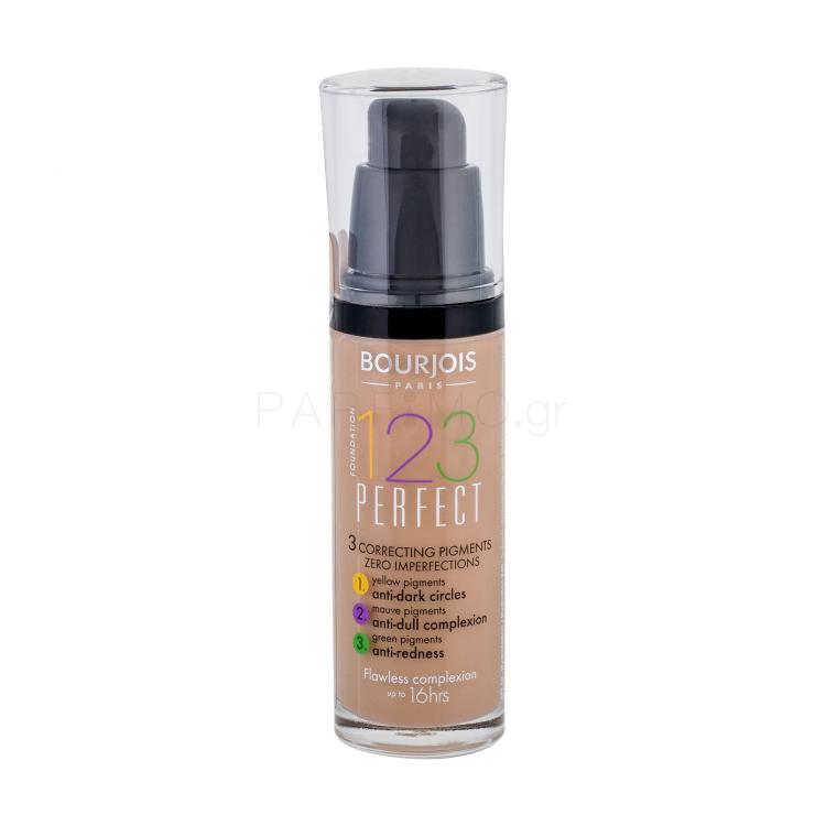 BOURJOIS Paris 123 Perfect Make up για γυναίκες 30 ml Απόχρωση 55 Dark Beige
