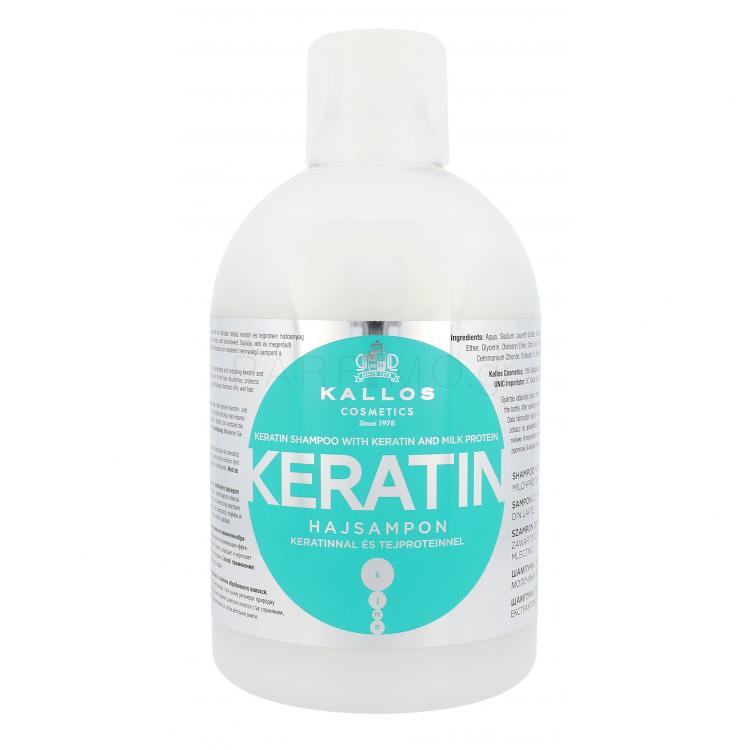 Kallos Cosmetics Keratin Σαμπουάν για γυναίκες 1000 ml