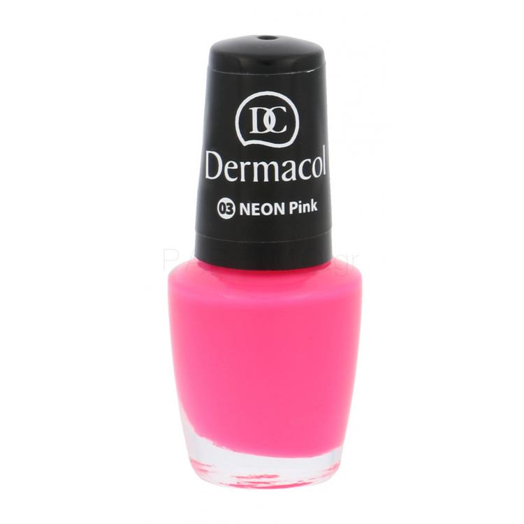 Dermacol Neon Βερνίκια νυχιών για γυναίκες 5 ml Απόχρωση 03 Pink