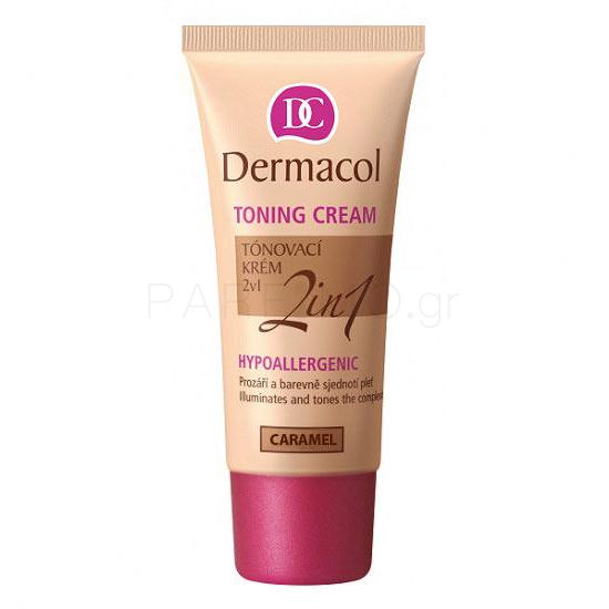 Dermacol Toning Cream 2in1 ΒΒ κρέμα για γυναίκες 30 ml Απόχρωση 06 Caramel