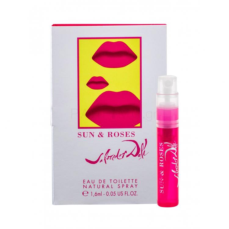 Salvador Dali Sun &amp; Roses Eau de Toilette για γυναίκες 1,6 ml δείγμα