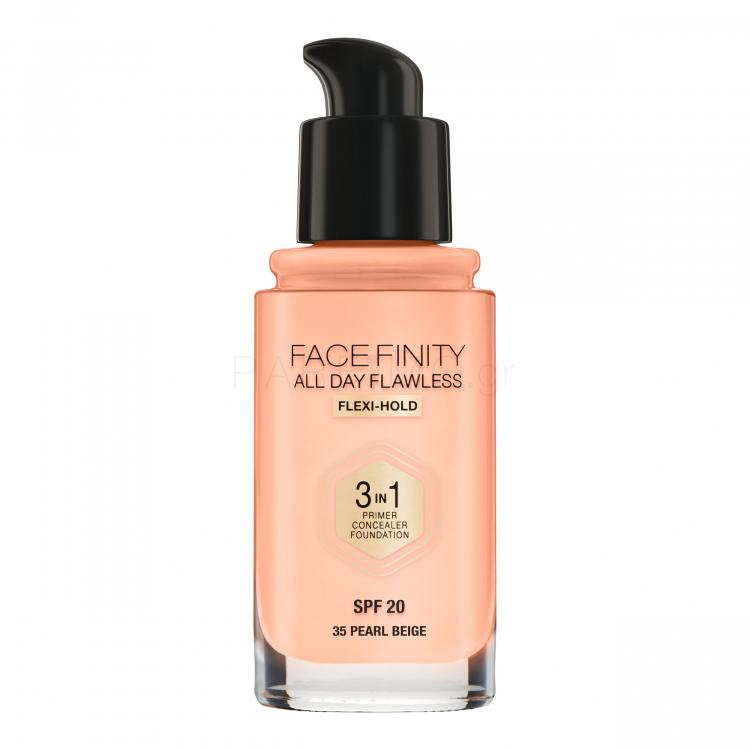 Max Factor Facefinity All Day Flawless SPF20 Make up για γυναίκες 30 ml Απόχρωση 35 Pearl Beige