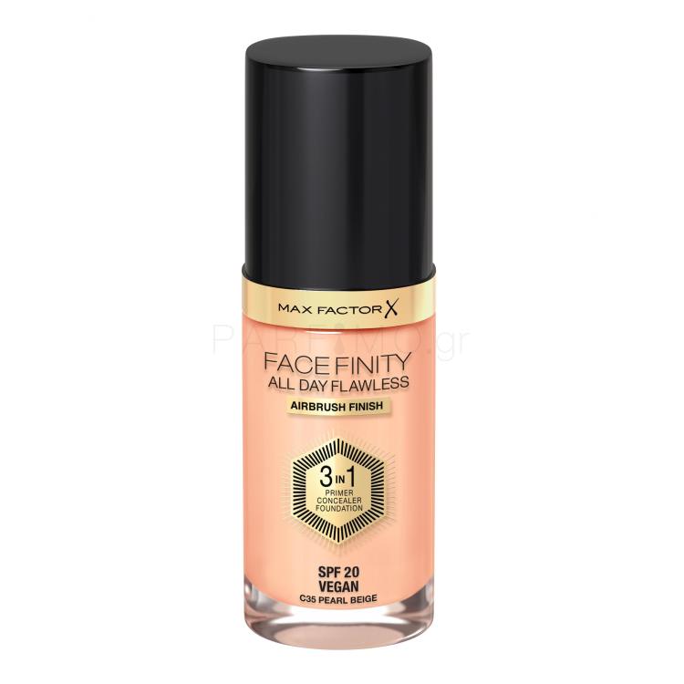 Max Factor Facefinity All Day Flawless SPF20 Make up για γυναίκες 30 ml Απόχρωση C35 Pearl Beige