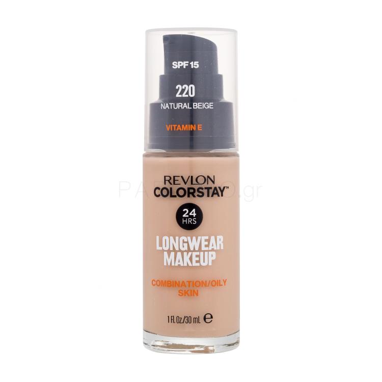 Revlon Colorstay Combination Oily Skin SPF15 Make up για γυναίκες 30 ml Απόχρωση 220 Natural Beige