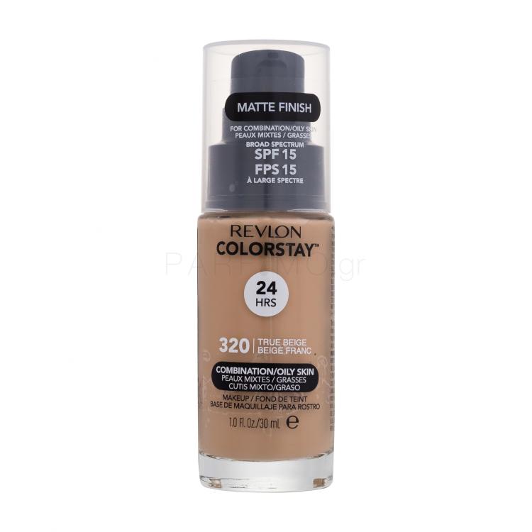 Revlon Colorstay Combination Oily Skin SPF15 Make up για γυναίκες 30 ml Απόχρωση 320 True Beige