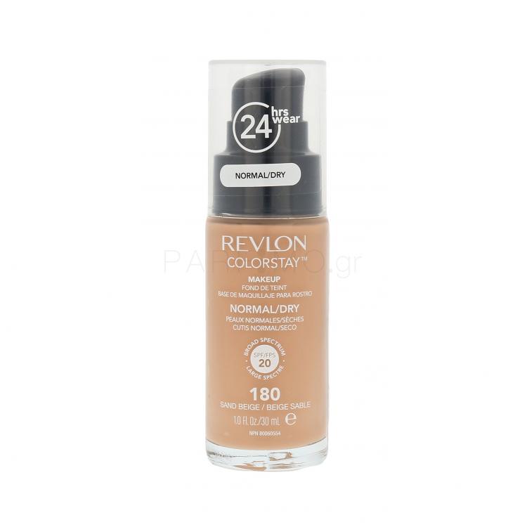 Revlon Colorstay™ Normal Dry Skin SPF20 Make up για γυναίκες 30 ml Απόχρωση 180 Sand Beige