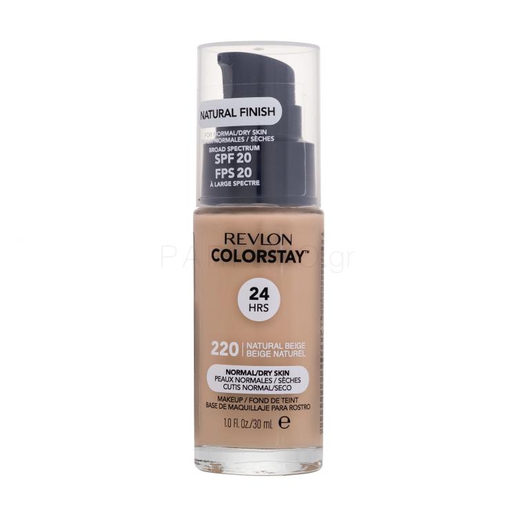 Revlon Colorstay Normal Dry Skin SPF20 Make up για γυναίκες 30 ml Απόχρωση 220 Natural Beige