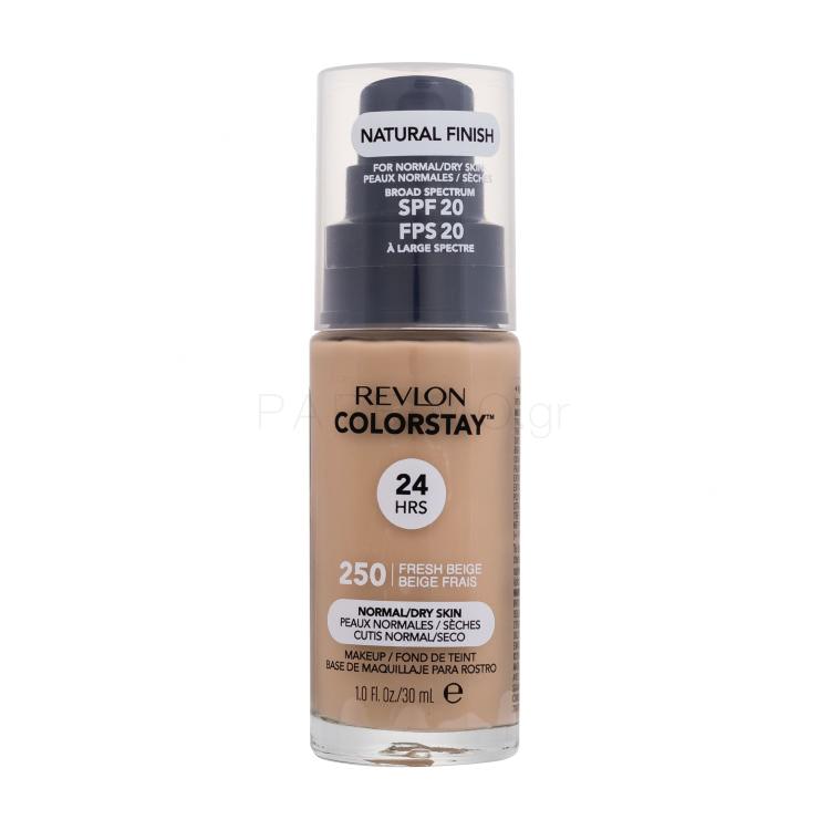 Revlon Colorstay Normal Dry Skin SPF20 Make up για γυναίκες 30 ml Απόχρωση 250 Fresh Beige
