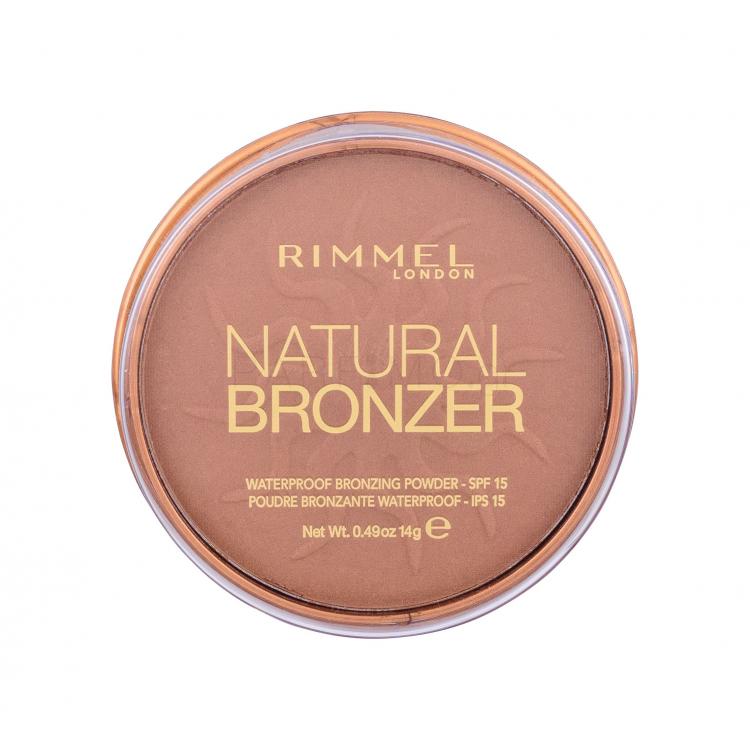 Rimmel London Natural Bronzer SPF15 Bronzer για γυναίκες 14 gr Απόχρωση 026 Sun Kissed
